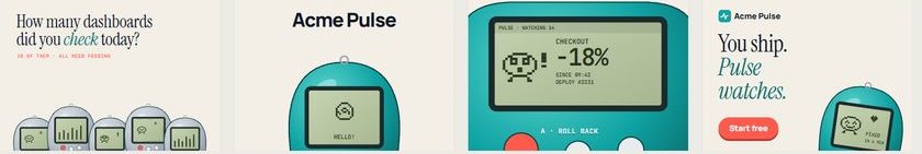 Pocket Pet temasının dört anahtar karesi